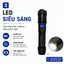 Đèn pin cầm tay SS6913 với 3 chế độ sáng tiện lợi, cáp type C có màn hình hiển thị pin khi sử dụng