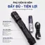 Đèn pin cầm tay SS6913 với 3 chế độ sáng tiện lợi, cáp type C có màn hình hiển thị pin khi sử dụng