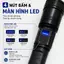 Đèn pin cầm tay SS6913 với 3 chế độ sáng tiện lợi, cáp type C có màn hình hiển thị pin khi sử dụng