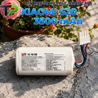 PIN ROBOT HÚT BỤI NÂNG CẤP THAY THẾ XIAOMI S20 DUNG LƯỢNG 3500 mAh BẢO HÀNH 12 THÁNG
