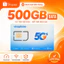 Sim DATA 500GB VinaPhone Chính hãng, 12T ko cần nạp thẻ, Bảo hành suốt đời.