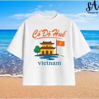 [HOẢ TỐC] Áo Thun Nam Nữ BOXY Summer " Địa danh Việt Nam mẫu 2" Du Lịch, Đi Biển cotton 4 chiều 250gsm