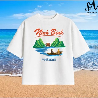[HOẢ TỐC] Áo Thun Nam Nữ BOXY Summer " Địa danh Việt Nam mẫu 2" Du Lịch, Đi Biển cotton 4 chiều 250gsm