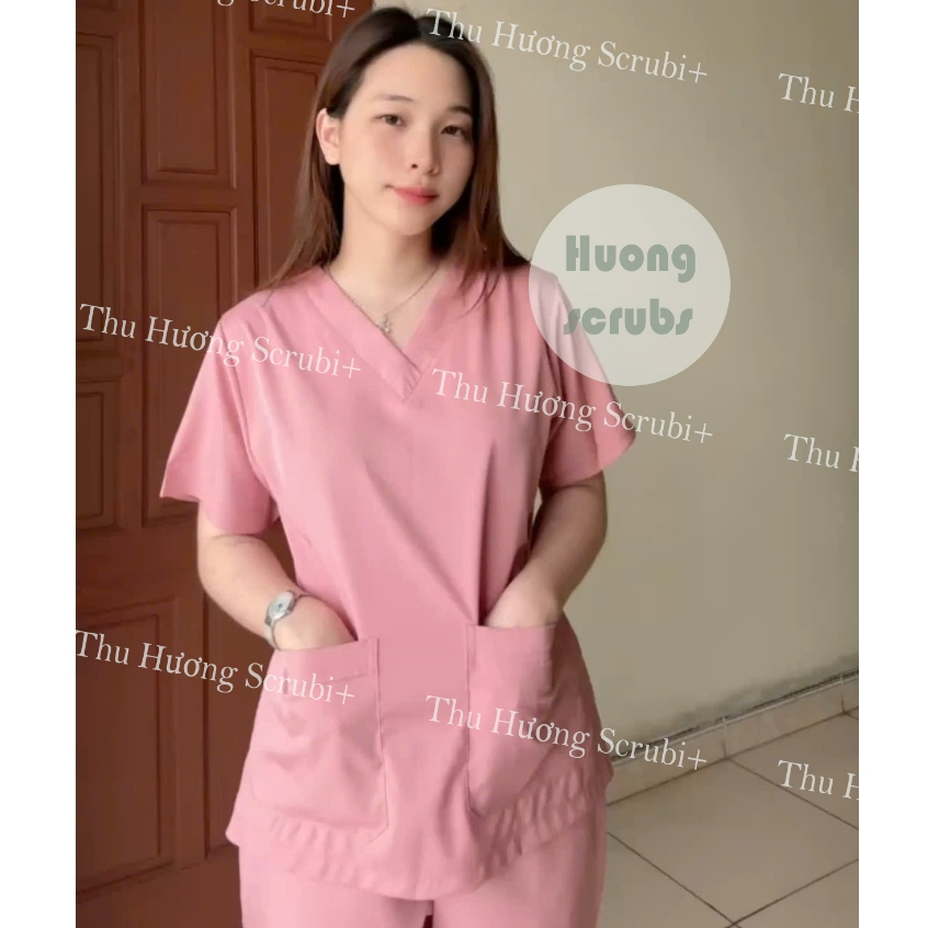 GIÁ XƯỞNG - Đồng phục Spa Vải Lon Co Giãn, Bộ quần áo y tế, Áo blue dược sĩ, Bộ Scrubs bác sĩ, Áo Blouse