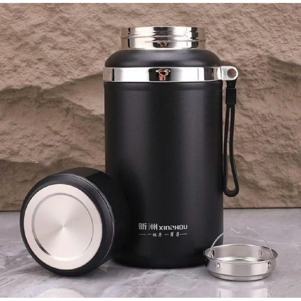 XINZHOU Bình Giữ Nhiệt 800ml Lõi Inox 316 Thiết Kế Đơn Giản Sang Trọng Chất Liệu An Toàn
