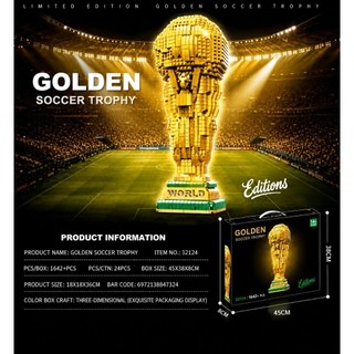 (HÀNG ĐẸP)Bộ lắp ráp wonld cup GOLDEN
