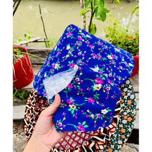 combo Bao trùm nón kèm khẩu trang quai nón chất aty tặng bao nón trong chống thấm
