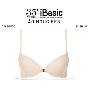 Áo ngực cài trước ren có gọng mút dày nâng ngực gợi cảm iBasic VA149