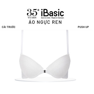 Áo ngực cài trước ren có gọng mút dày nâng ngực gợi cảm iBasic VA149