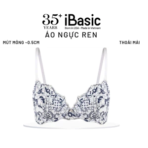 Áo ngực có gọng iBasic mút mỏng full ren BRAW105