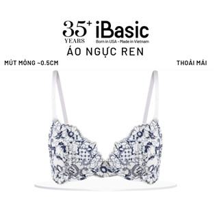 Áo ngực có gọng iBasic mút mỏng full ren BRAW105
