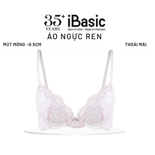 Áo ngực có gọng iBasic mút mỏng full ren BRAW105