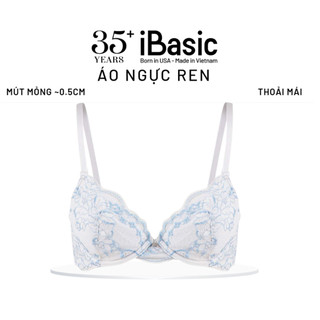 Áo ngực có gọng iBasic mút mỏng full ren BRAW105