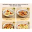 Set 10c giấy khay bạc lót nồi chiên ko dầu