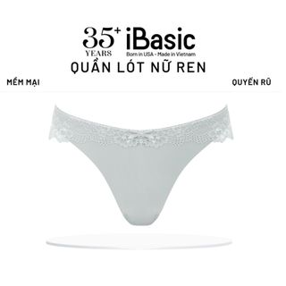 Quần lót nữ iBasic phom bikini phối lưng ren PANY111