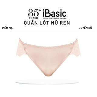 Quần lót nữ iBasic ren bikini mềm ôm sát cơ thể tôn vòng 3 PANW175