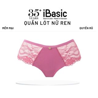 Quần lót nữ iBasic ren phối thun lạnh lọt khe PANW167