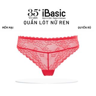 [FLASHSALE 79K] Quần lót ren nữ iBasic bikini ren mềm ôm dáng thoáng khí PANW136