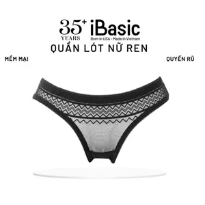 Quần lót ren lưới nữ iBasic bikini xuyên thấu nhẹ gợi cảm thoáng mát PANW168