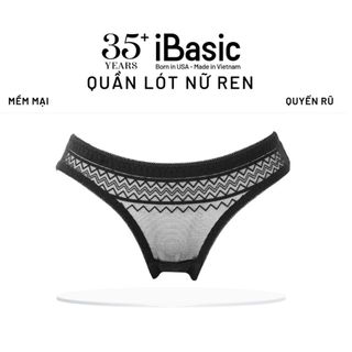 Quần lót ren lưới nữ iBasic bikini xuyên thấu nhẹ gợi cảm thoáng mát PANW168