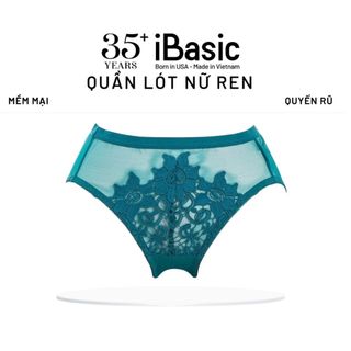 Quần lót ren lưới nữ iBasic mỏng nhẹ co giãn tốt thoáng mát PANW166