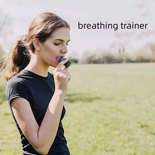 Dụng cụ tập thở cho phổi Máy tập cơ hô hấp thở Mở rộng khả năng phổi Di động ( mới 100% thanh lý )