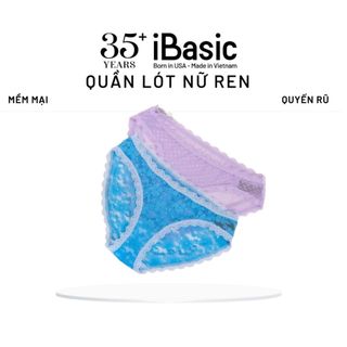 Quần lót ren nữ iBasic bikini họa tiết tinh tế mềm mại quyến rũ PANW169