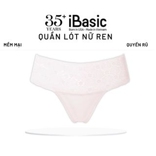 Quần lót nữ iBasic phom lọt khe phối lưng ren PANW185