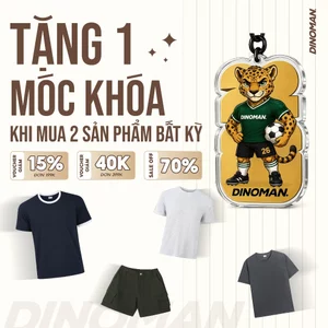 Móc Chìa Khóa DINOMAN Mascot Chú Báo Đốm WC 2026 Công Nghệ In Sắc Nét Cao Cấp MK01