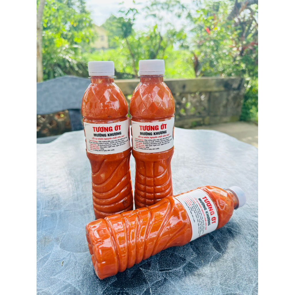 Tương ớt Mường Khương tương ớt siêu cay ,tương ớt Mường Khương chai 500ml ( loại 2)