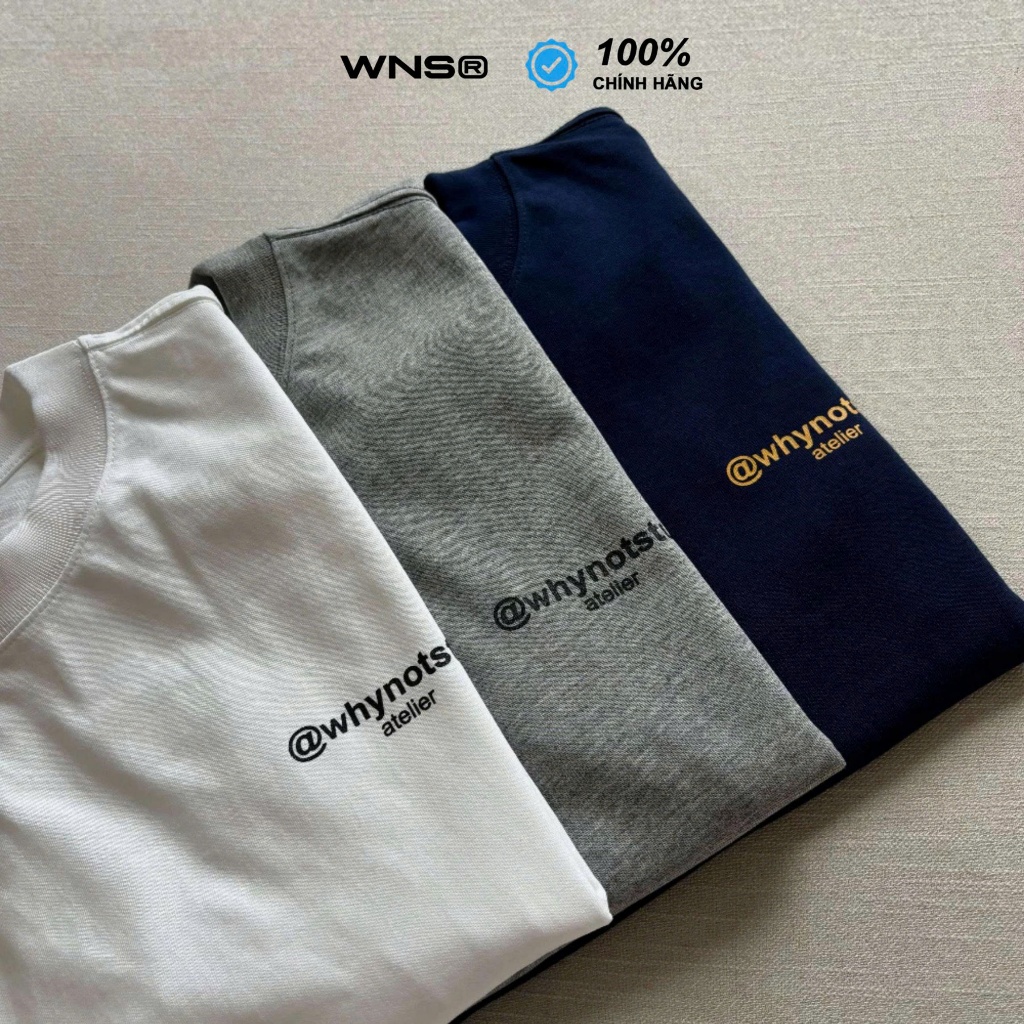WNS Hashtag Tee - Áo thun cotton unisex form oversize chính hãng Local Brand WNS | BigBuy360 - bigbuy360.vn