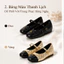 IKUNKA Giày Mary Jane Đế Bệt Chần Ô, Giày Búp Bê Nữ Đi Chơi, Sandal Công Sở Style Hàn Quốc