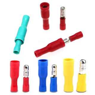 100 Đầu cos dây điên, cos đầu đạn, bộ đầu cos đực (MRD) cái (FRD)
