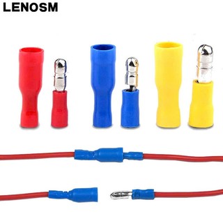 100 Đầu cos dây điên, cos đầu đạn, bộ đầu cos đực (MRD) cái (FRD)