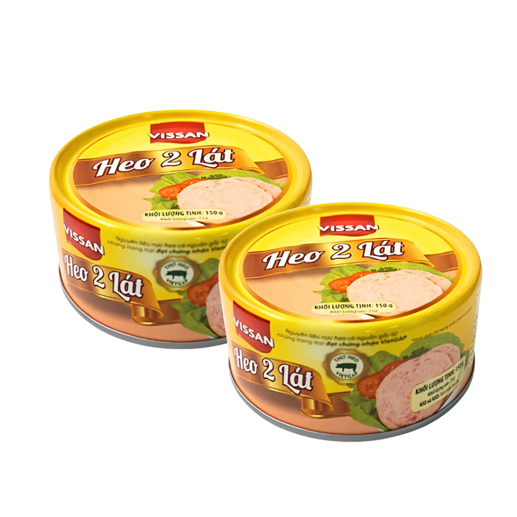 [ COMBO 5 HỘP ] Heo 2 Lát Vissan Lonin 150g Chính Hãng Date 2029