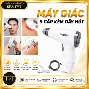 Máy Hút Giác Hơi Chân Không 5 Cấp Độ Kèm Dây Hút , Máy Giác Hơi Cầm Tay, Cạo Gió Massage