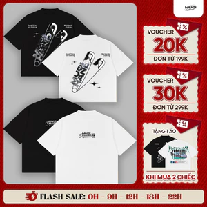 Áo Thun Form Big Boxy Cotton 100% - 270gsm - "Ghim" - Local Brand MUOIHAND
