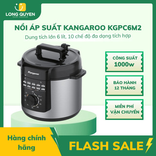 Nồi áp suất 6 L Kangaroo KGPC6M2 hàng trưng bày 98-99% chính hãng 100% bảo hành 12 tháng