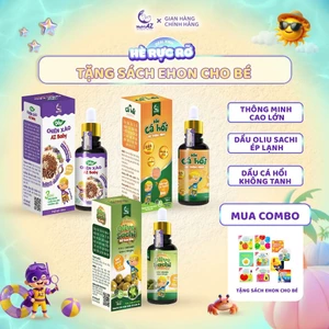 Combo 3 Dầu Ăn Dặm 30ML Cá Hồi, Oliu Sachi Và Chiên Xào 5 Hạt Quý NutriAZ Cho Bé Phát Triển Toàn Diện Nhập Khẩu Châu Âu