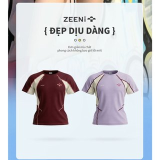 ZEENi Áo thể thao áo phông nữ áo xinh Hấp thụ độ ẩm nhanh khô áo thun nữ Cảm giác mát mẻ thân thiện với da