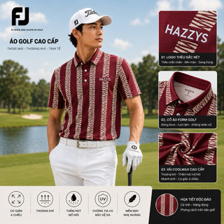 Áo Golf  Nam Cao Cấp Form Chuẩn Golf Co Giãn 4 Chiều Thoáng Khí Thấm Hút Mồ Hôi Chống UV mã 016