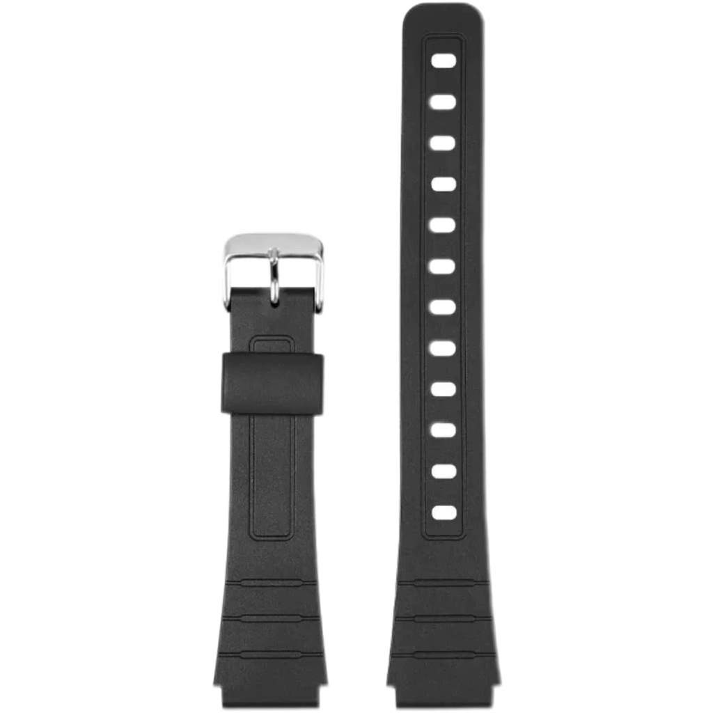 Dây Casio Cao Su Mềm Cao Cấp Màu Đen Đủ Size Thay Thế Đồng Hồ Nam Nữ