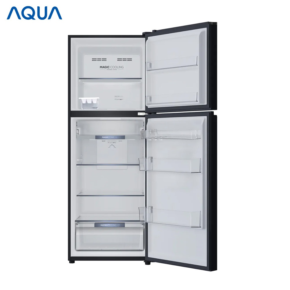 Tủ lạnh Inverter ngăn đông trên Aqua 236 Lít AQR-TM3580FA(SK) - Đen nhám kim tuyến - Bảo hành 2 năm - Freeship