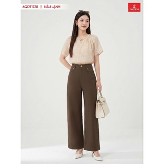 6QDT17 (Sẵn) Quần nữ CARDINA chất liệu chéo cao cấp dáng đứng trẻ trung hiện đại tạo hiệu ứng kéo chân