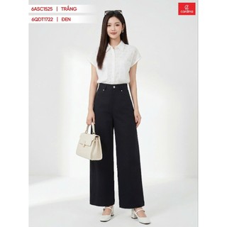 6QDT17 (Sẵn) Quần nữ CARDINA chất liệu chéo cao cấp dáng đứng trẻ trung hiện đại tạo hiệu ứng kéo chân