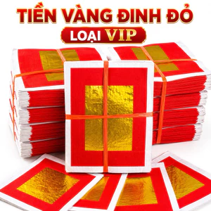 Đinh Đẹp Loại 1, Tiền Vàng Lá, Tiền Đinh Đỏ Vàng Mã - Tiền Xu dày dặn