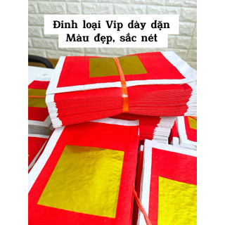 Đinh Đẹp Loại 1, Tiền Vàng Lá, Tiền Đinh Đỏ Vàng Mã - Tiền Xu dày dặn
