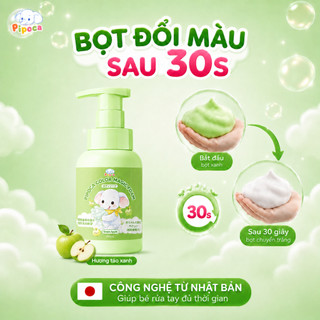 BỌT RỬA TAY ĐỔI MÀU PIPOCA - 30S RỬA TAY SẠCH CHUẨN