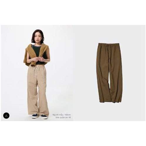 [SALE SẬP] Quần UNI@QLO Easy Vải Pha Linen