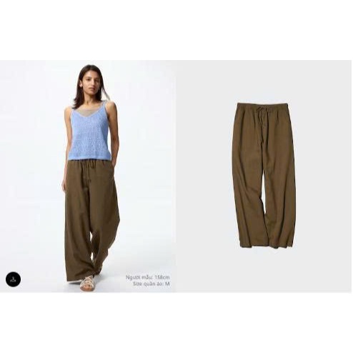[SALE SẬP] Quần UNI@QLO Easy Vải Pha Linen